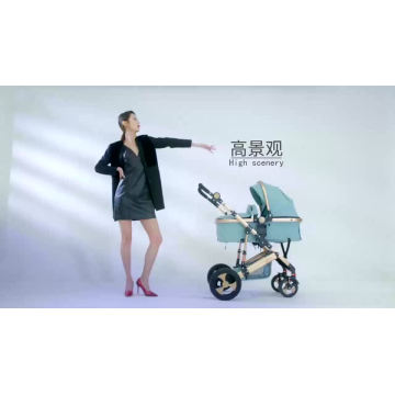 WPoller de Deluxe Baby avec canopée / 2018 Produits de tendance Baby Poustre en stock / Alibaba Chine Meilleure poussette à vendre